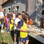 In fila per il buffet